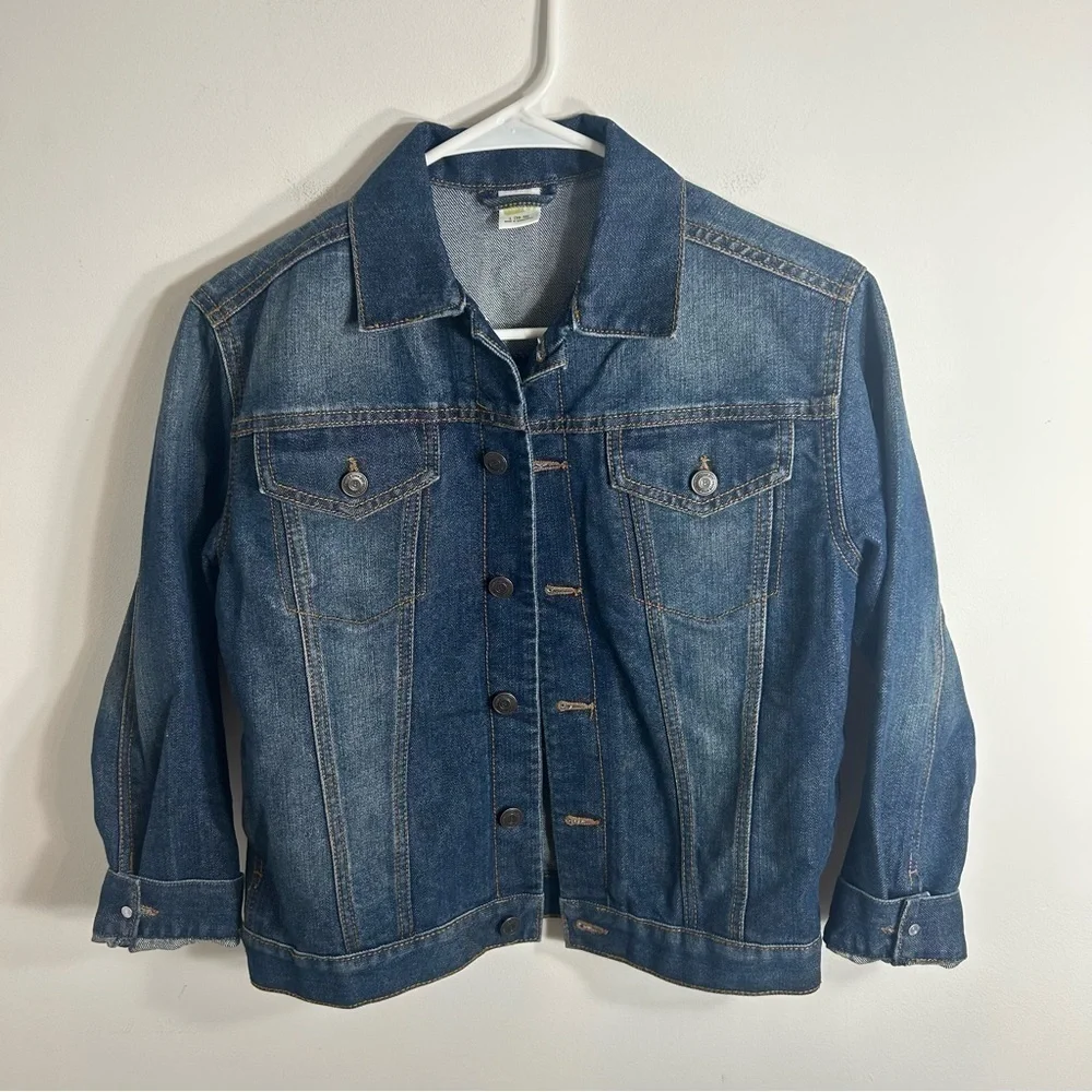 Crazy 8 Denim Jacket Large Kids Girls Jean